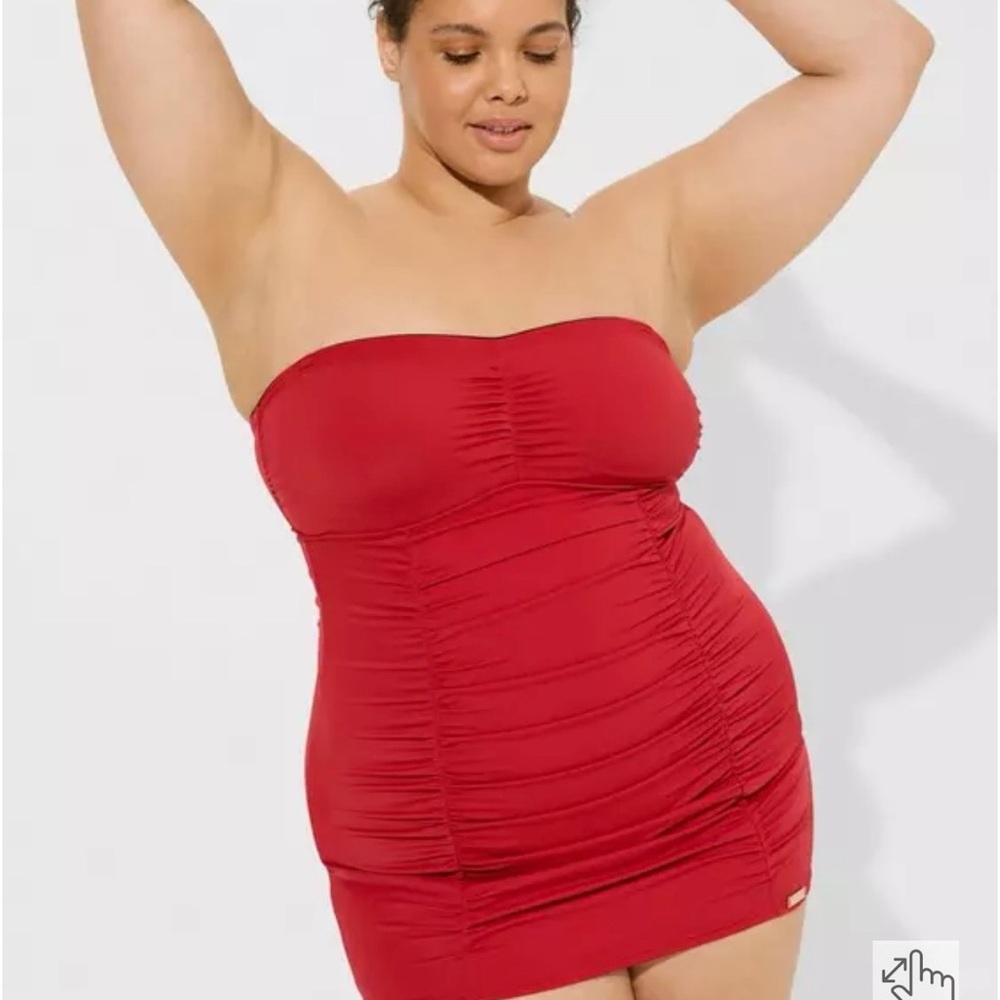 Torrid Red One Piece Swimsuit
